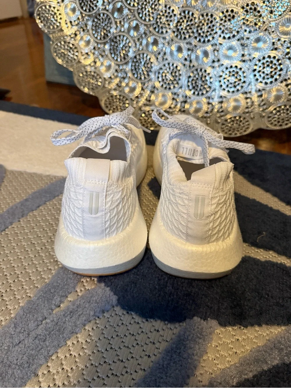 NOBULL White Knit Athletic Shoes - Picture 4 of 8